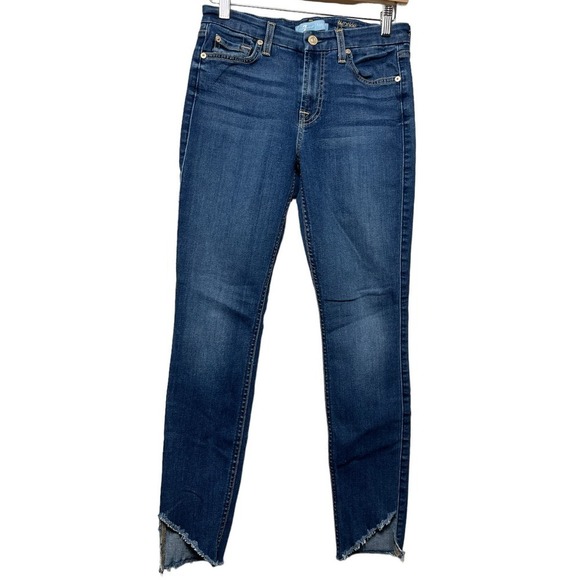 7 For All Mankind Denim Jeans Women's The Ankle Skinny Jean’s / S-27 - Picture 1 of 8